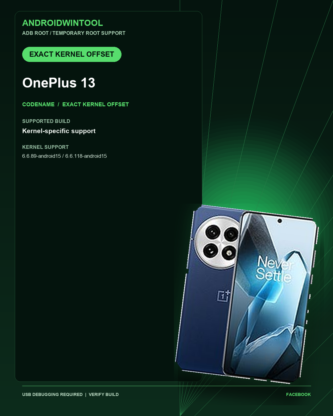 OnePlus 13 Exact Kernel Offset Support: Supported Android and Kernel Builds