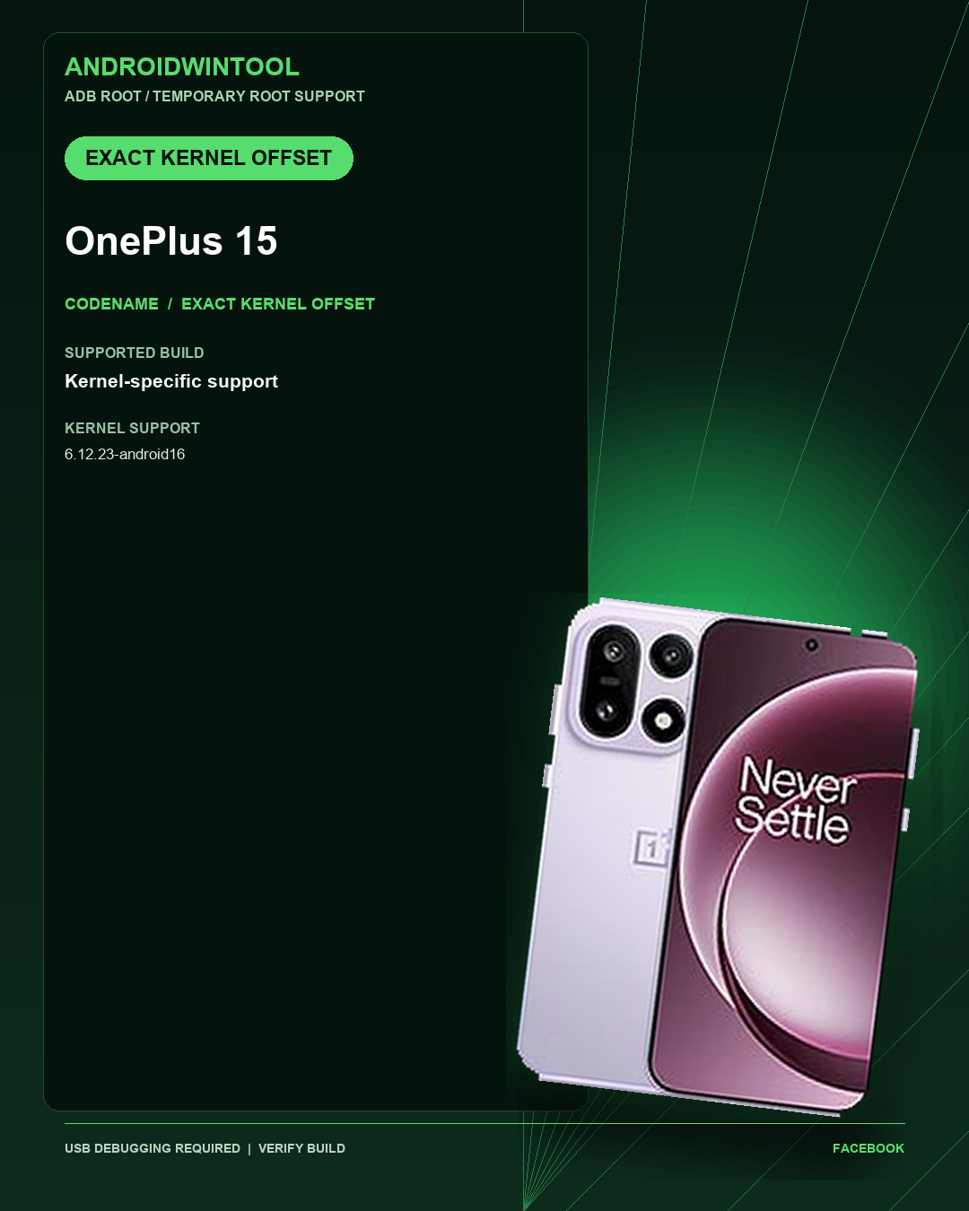 OnePlus 15 Exact Kernel Offset Support: Supported Android and Kernel Builds
