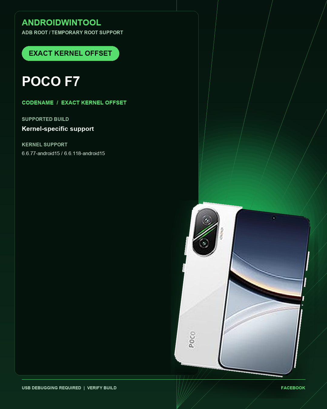 POCO F7 Exact Kernel Offset Support: Supported Android and Kernel Builds