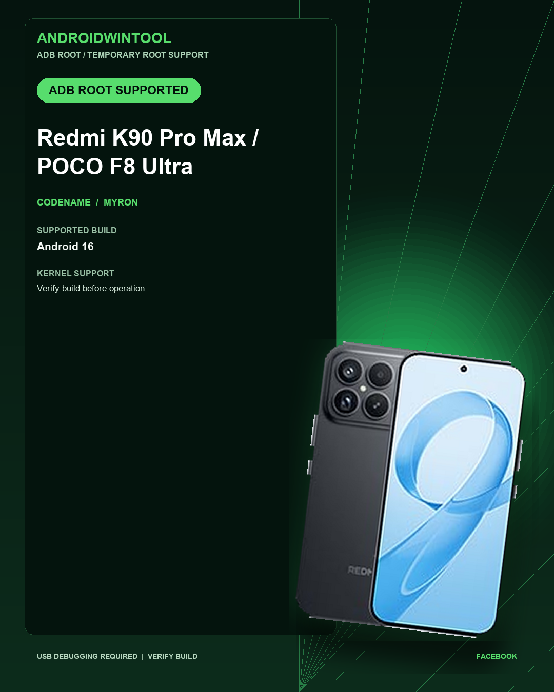 Redmi K90 Pro Max / POCO F8 Ultra ADB Temporary Root Support: Supported Android and Kernel Builds