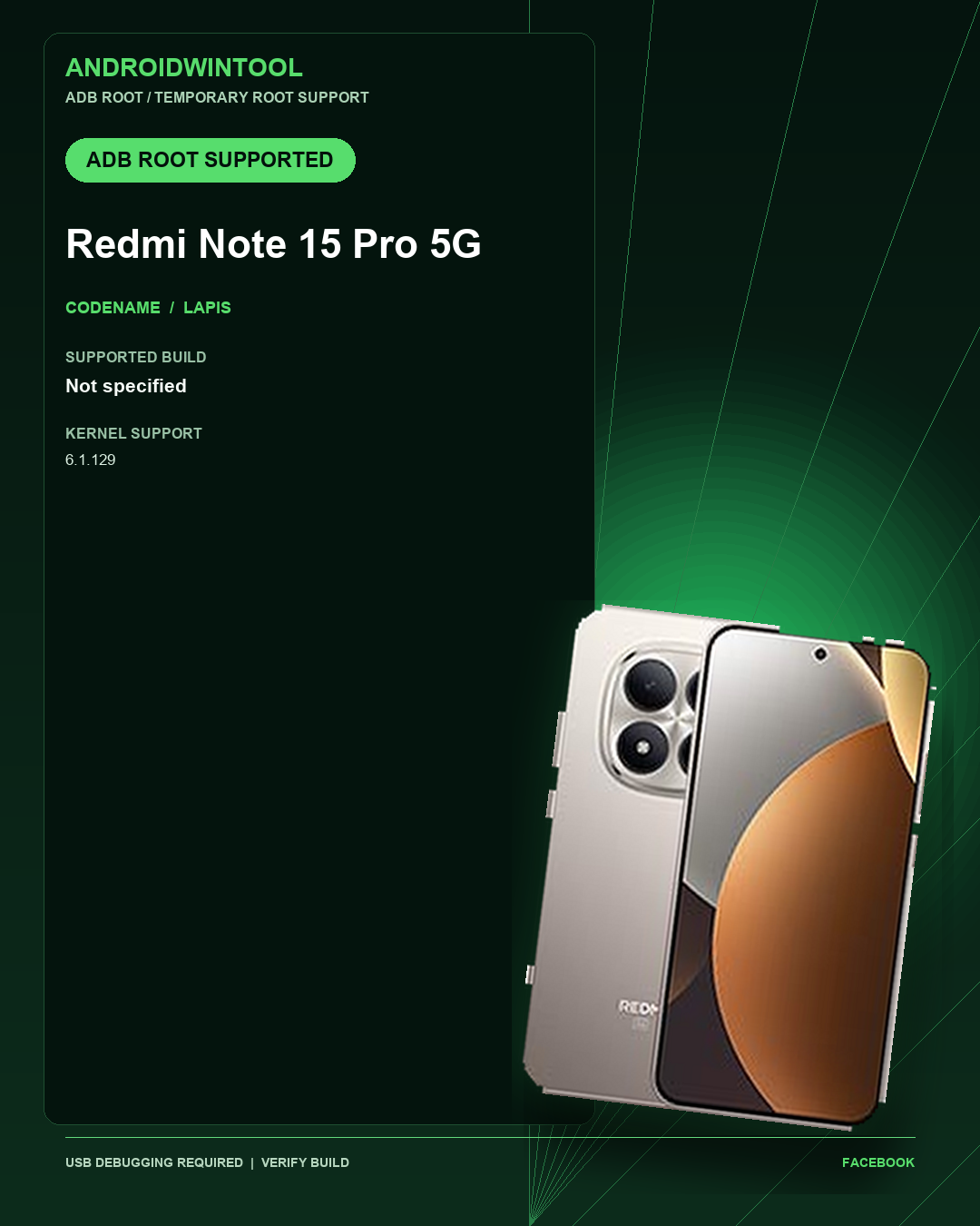 Redmi Note 15 Pro 5G ADB Temporary Root Support: Supported Android and Kernel Builds