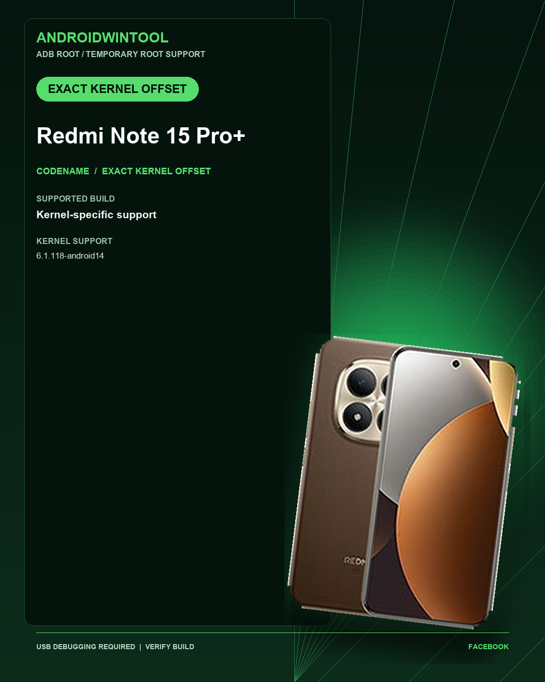 Redmi Note 15 Pro+ Exact Kernel Offset Support: Supported Android and Kernel Builds