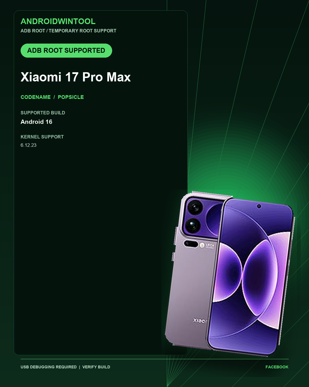 Xiaomi 17 Pro Max ADB Temporary Root Support: Supported Android and Kernel Builds