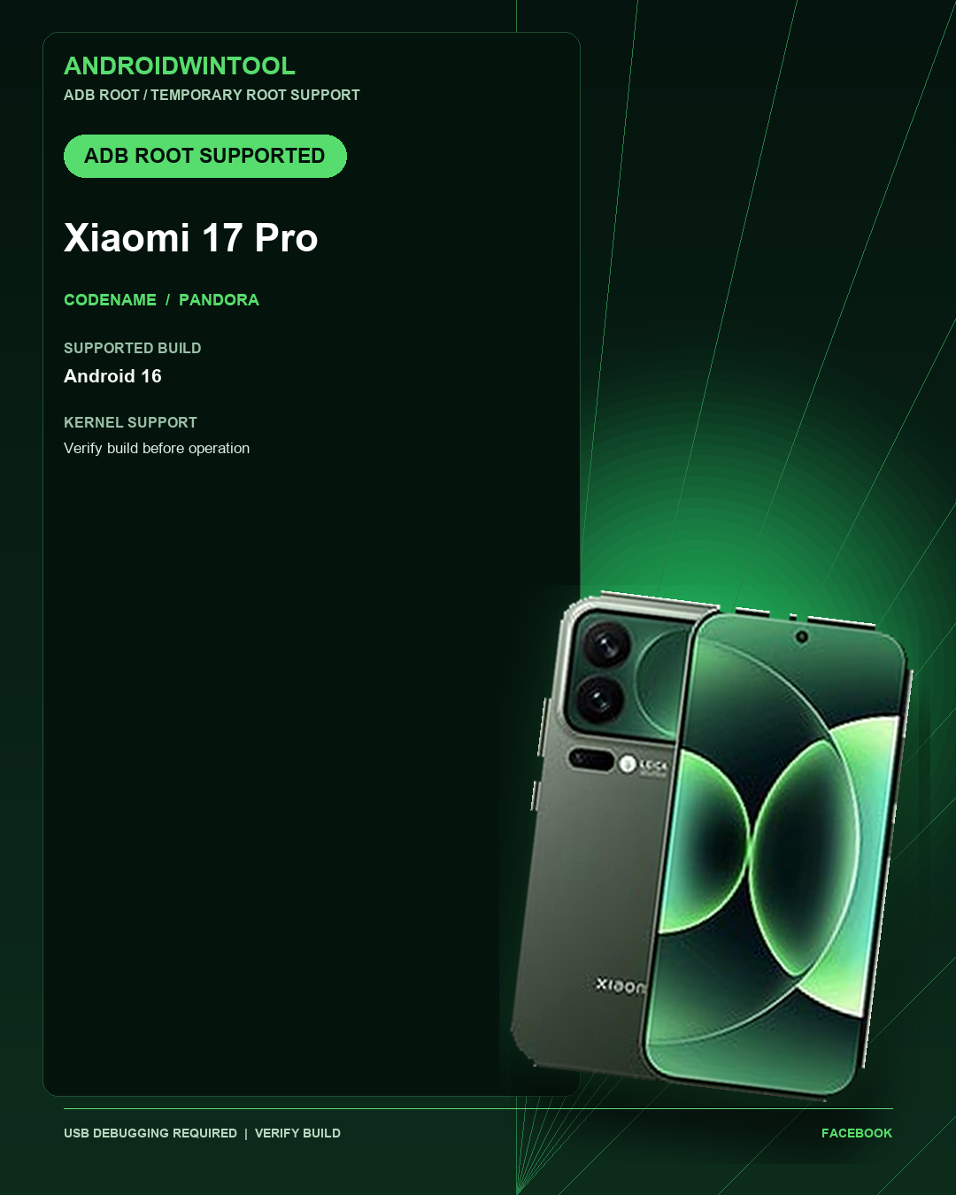 Xiaomi 17 Pro ADB Temporary Root Support: Supported Android and Kernel Builds