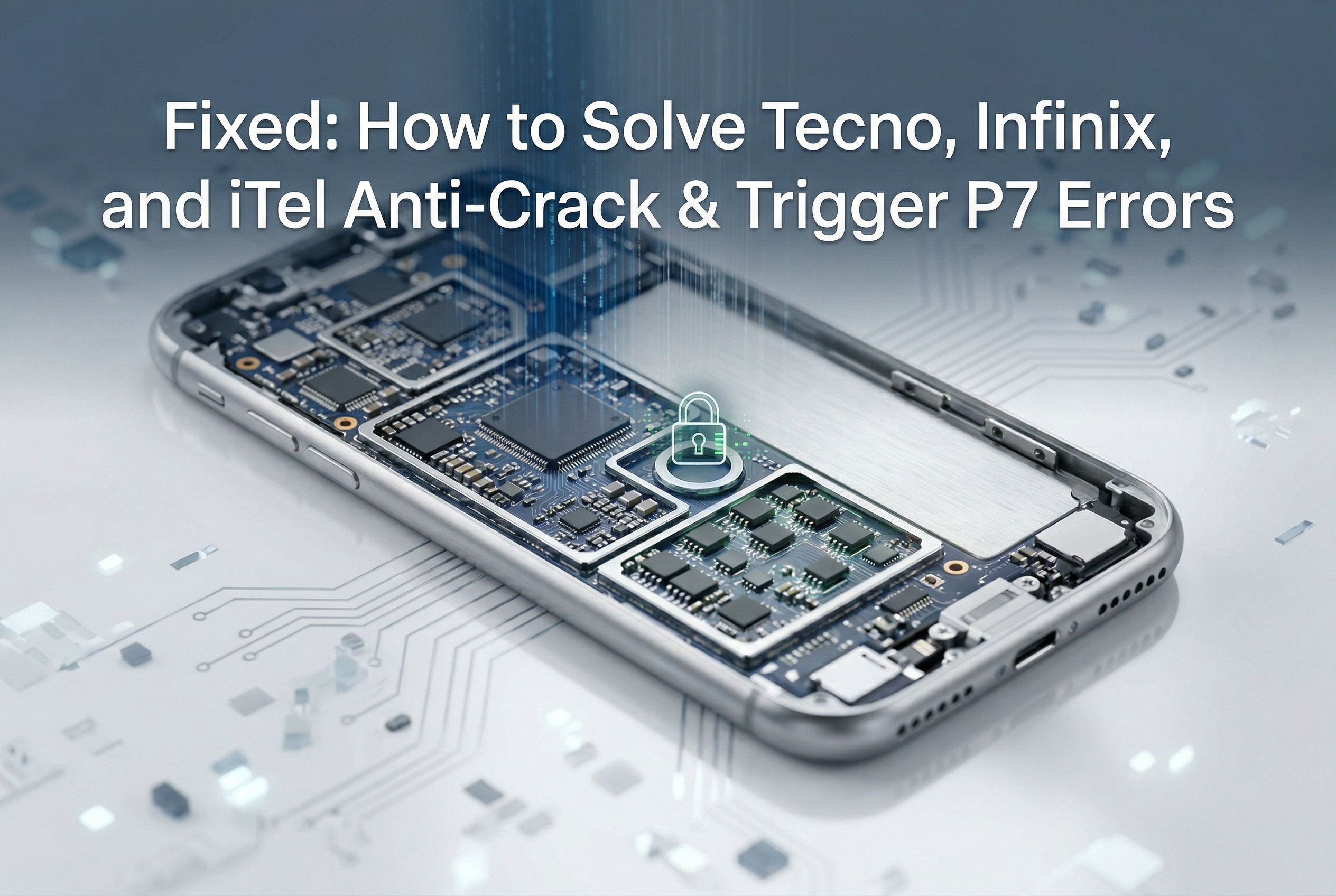 Fixed: How to Solve Tecno, Infinix, and iTel Anti-Crack & Trigger P7 Errors