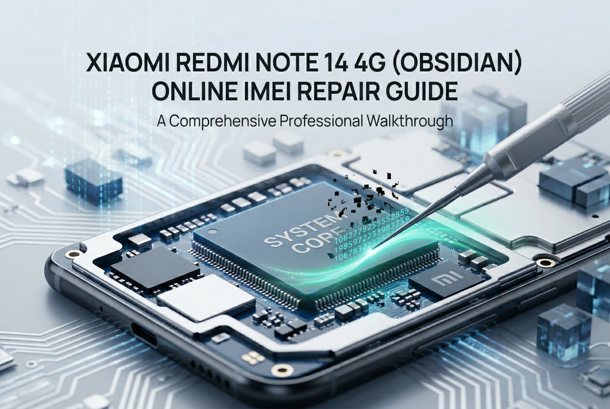 Xiaomi Redmi Note 14 4G (obsidian) Online IMEI Repair Guide